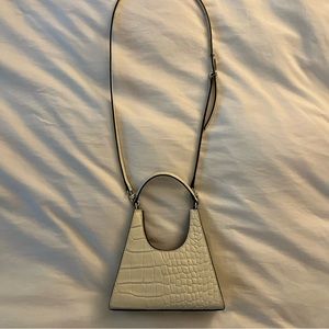 Staud Rey mini croc-effect leather bag